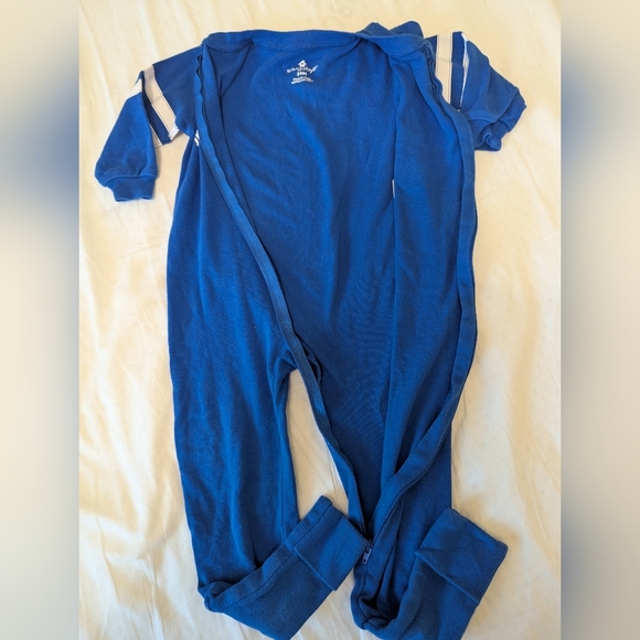 Blue Jays Snugabye Convert-A-Foot Sleeper  Unisex Sz 24 Months 26-32 Lbs - Picture 6 of 12